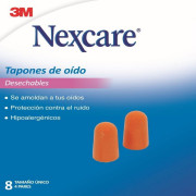 Nexcare Tapones de oido desechables 4 Pares