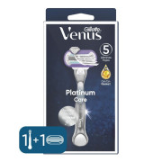 Máquina Para Afeitar Venus Platinum Care Recargable + 1 Cartucho Para Afeitar 1 Kit