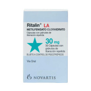 Ritalin Metilfenidato 10 mg 30 Comprimidos
