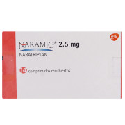 Naramig Naratriptan 2,5 mg 14 Comprimidos Recubiertoss