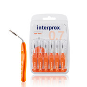 Cepillo Dental Interproximal Super Micro 0,7 mm Pack de 6 Unidades