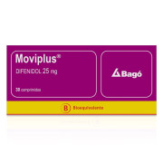 Moviplus Difenidol 25 mg 30 Comprimidos