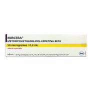 Mircera Epoetina Beta 50 mcg / 0,3 mL 1 Jeringa Prellenada