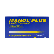 Manol Plus Tramadol 37,5 mg 30 Comprimidos