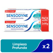 Pasta Dental Limpieza Profunda 90Gr X2