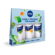 Pack Crema de Manos Aloe Vera + Miel + Oliva 100 ml
