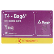 T4 75 Levotiroxina 75 mcg 50 Comprimidos
