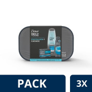 Men+Care Desodorante Shampoo y Jabón 3 unid + Neceser