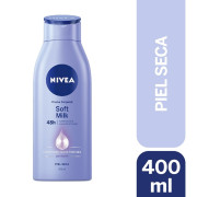 Crema Corporal Soft Milk Piel Seca 400 mL - NIVEA - Precio desde $4.794