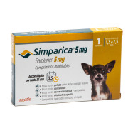 Simparica Saronaler 5 mg (1,3 a 2,5 kg) 1 Comprimido Masticable