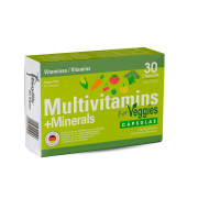 Multivitamins + Minerals For Veggies 30 Cápsulas