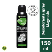 Desodorante Magnesio Spray Hombre 150ml