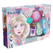 Set de Maquillaje Frozen 2 Esmalte +1  Balsamo Labial + Paleta Brillos Labiales + Cosmetiquero
