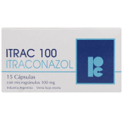 Itrac Itraconazol 100 mg 15 Cápsulas