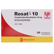 Rosat-10 Rosuvastatina 10 mg 30 Comprimidos Recubiertos