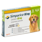Simparica Saronaler 80 mg (20 a 40 kg) 3 Comprimidos Masticables