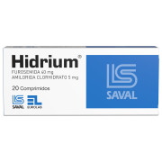 Hidrium Furosemida 40 mg 20 Comprimidos