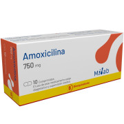 Amoxicilina 750 mg 10 Comprimidos