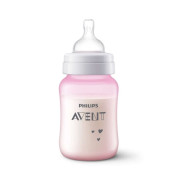Avent Set 3 mamaderas anti-colic Rosa