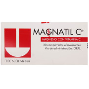 Magnatil Vitc 132,89 mg 30 Comprimidos Efervescentes