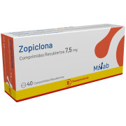 Zopiclona 7.5 mg x 30 Comprimidos Recubiertos MINTLAB CO SA