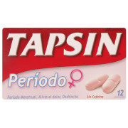 Tapsin Periodo Mepiramina - Pamabron - Paracetamol 25 mg 12 Comprimidos