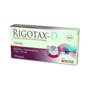 Rigotax-D Cetirizina  5mg/120 mg 10 Cápsulas