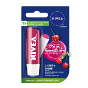 Bálsamo Labial Cherry Shine Nivea 4,8g