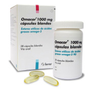 Omacor 1000Mg Esteres Etílicos De Omega 3, 28 Cáp. Blandas