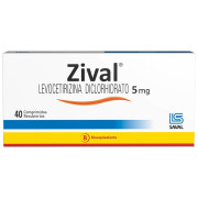 Zival Levocetirizina 5 mg 40 Comprimidos Recubierto
