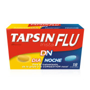 Tapsin InstaFLU DN Paracetamol 500 mg Pseudoefedrina Clorhidrato 60 mg 12+6 Comprimidos