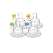 Avent Set de tetinas Anti-colic (flujo RN, lento, medio y rápido) SCD637/45