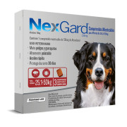 Nexgard Afoxolaner 136 mg 3 Comprimido Masticable Sabor Carne
