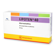 Lipoten Atorvastatina 40 mg 28 Comprimidos Recubiertos