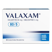 Valaxam 80/5 Valsartan 80 mg 30 Comprimidos - SAVAL - Precio desde $28.448