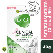 Desodorante Anti-Transpirante Stick 96H Hialurónico Ultra Care 40grs