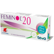 Feminol 20 Gestodeno 75 mcg 21 Comprimidos Recubierto