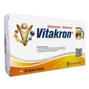 Vitakron A-Z Multivitaminico Multimineral 30 Capsulas Blandas - SANITAS - Precio desde $9.630