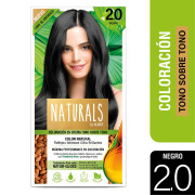 Naturals Coloración En Crema Tono Sobre Tono 2.0 Negro