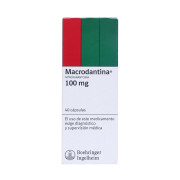 Macrodantina Nitrofurantoina 100 mg 40 Cápsulas