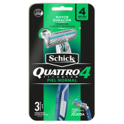 Máquina de Afeitar Quattro 4 Titanium