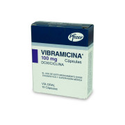 Vibramicina Doxiciclina 100 mg 10 Cápsulas