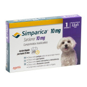 Simparica Saronaler 10 mg (2,5 a 5 kg) 1 Comprimido Masticable
