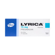 Lyrica Pregabalina 75 mg 14 Cápsulas