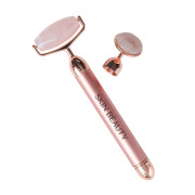 Cuarzo Vibrador con dos cabezales para el rostro rostro.