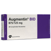 Augmentin BID Amoxicilina 875 mg 20 Comprimidos Recubiertos