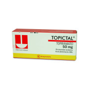 Topictal (B) Topiramato 50mg 28 Comprimidos Recubiertos