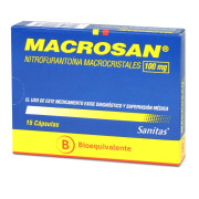 Macrosan Nitrofurantoina 100 mg 15 Cápsulas