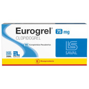 Eurogrel Clopidogrel 75 mg 35 Comprimidos - SAVAL - Precio desde $40.272