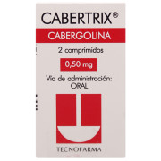 Cabertrix Cabergolina 0,5 mg 2 Comprimidos